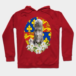 Richard III White Rose Plantagenet Coat of Arms Hoodie